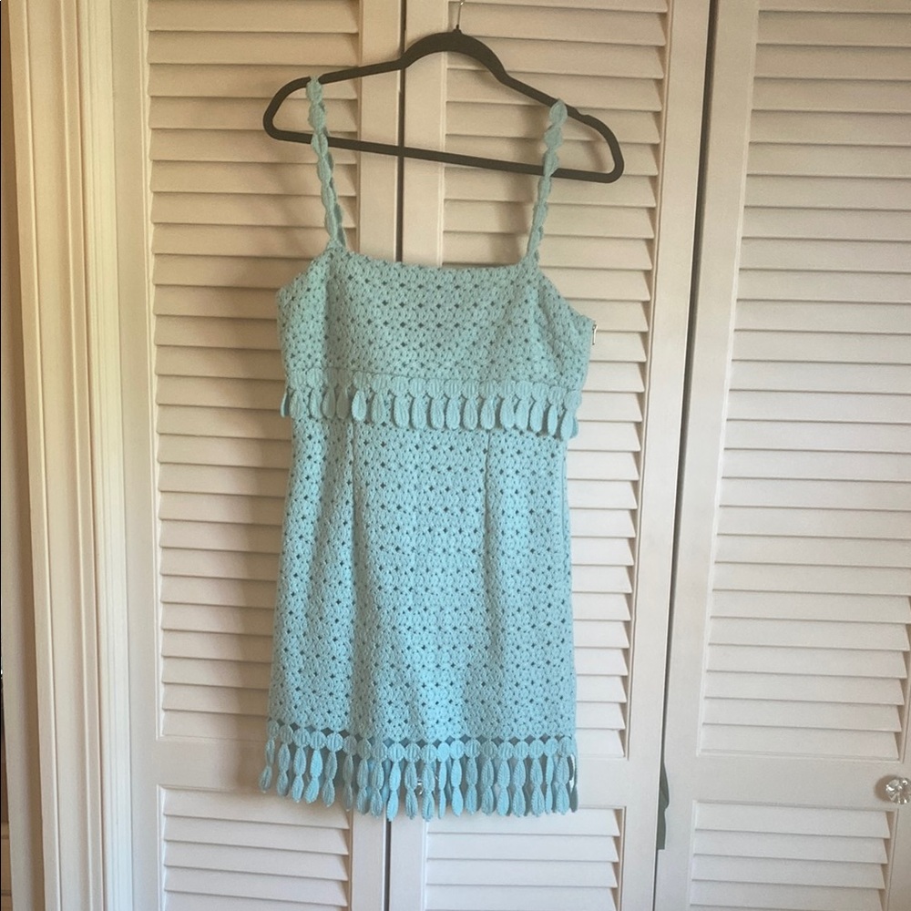 SAYLOR Light Blue Mini Dress